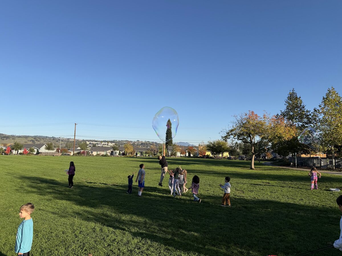 Big open field at Coffey Park