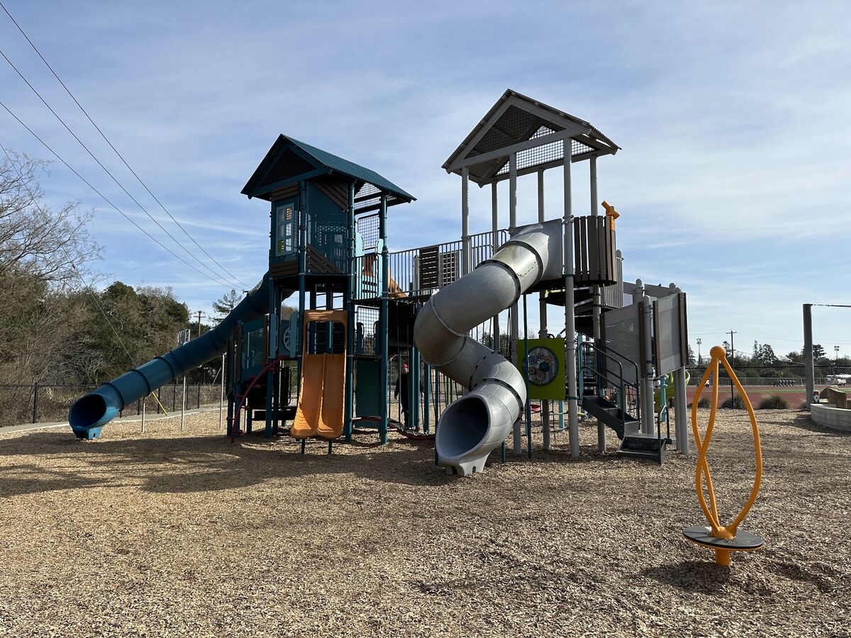 The monster slides at Playground Fantastico